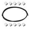 X AUTOHAUX 3/16" Fuel Line Kit 10ft Vacuum Hose Automotive