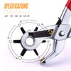 Revolving Leather Punch Belt Hole Puncher Leather Hole Punch Heavy
