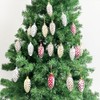 5 Pieces Pine Cone Baubles for Christmas Tree Decorations 92MM