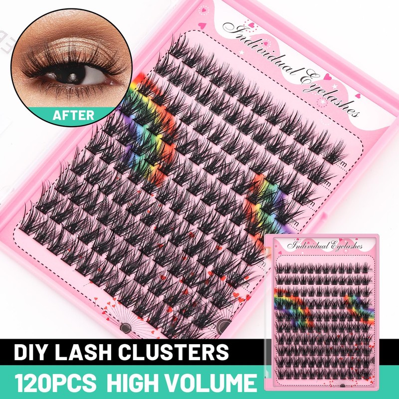 Bodermincer Lashes Clusters 10+12mm/12+14mm/14+16mm/16+18mm/10-12-14-16mm/14-16-18mm Mixed and 8-20mm to Choose Lashes