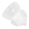 10Pcs Silicone Eartips Double Layer Washable Design Antistatic Detachable Earbud