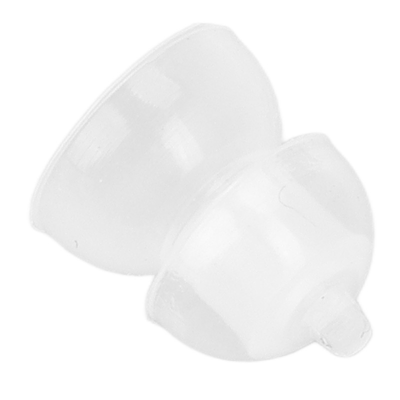 10Pcs Silicone Eartips Double Layer Washable Design Antistatic Detachable Earbud