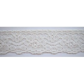 Raval 5 Yds. Vintage Candlelight 1 1/4" Wide Soft Nylon Lace LJ-216