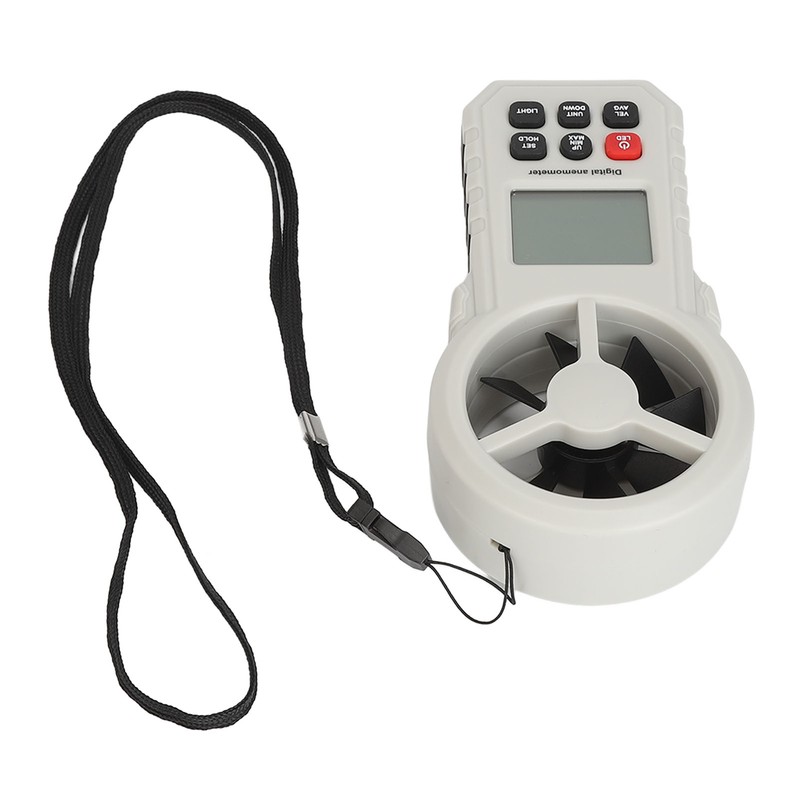 Digital Anemometer High Accuracy Handheld Wind Speed Meter LCD Display