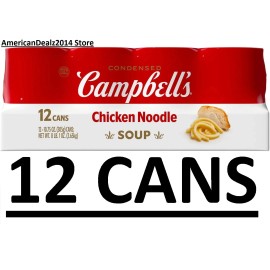 Campbell's Condensed Chicken Noodle Soup (10.75 oz., 12 ct.) FREE SHIPPING