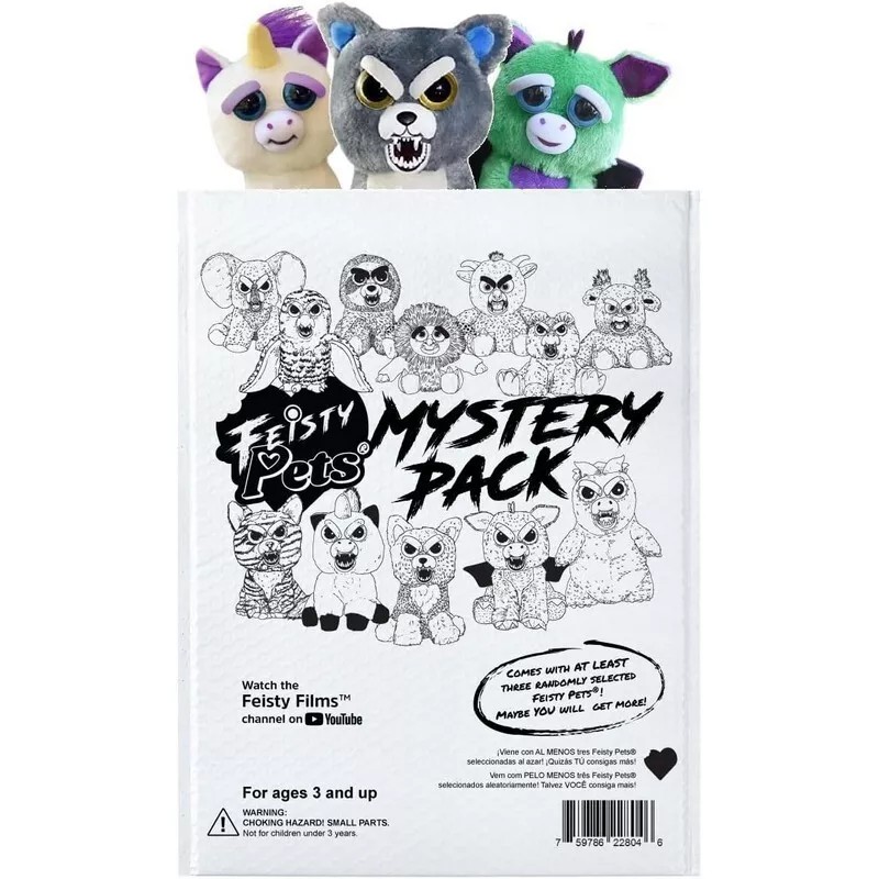 Feisty Pets Mystery Pack - 3 or More Randomly Selected