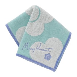 Mariqwant 192005-1502-02 Women's Handkerchief Towel (Blue, Approx. 9.8 inches (25 cm), Handkerchief Towel, Women's, Antibacterial, Odor Resistant, blue