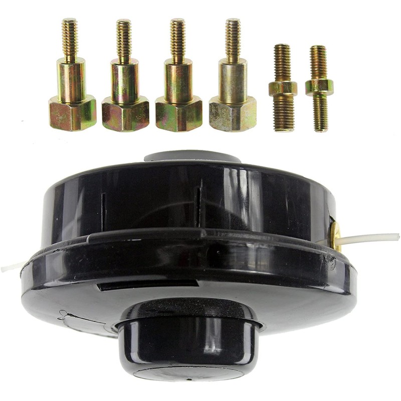 Spares2go Dual 2 Line Petrol Strimmer Trimmer Brushcutter Bump Feed