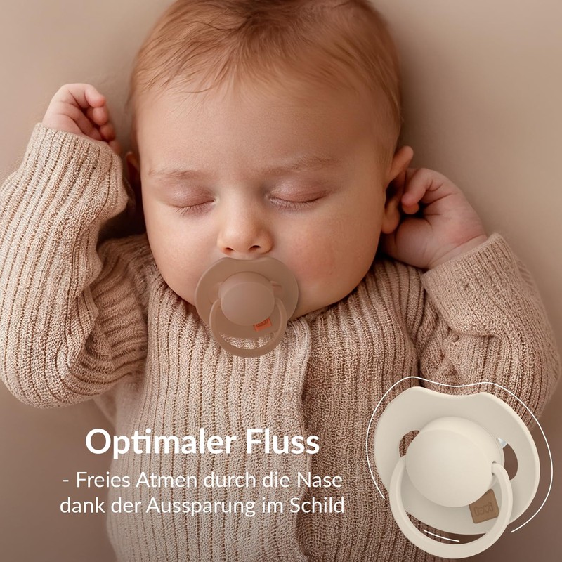 Difrax Lovi Dynamic Dummy 0 to 6 Months - Beige