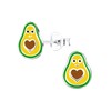 Avocado Earrings 925 Sterling Silver