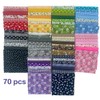 Jukway Cotton Fabric Bundle, 25 x 25 cm, Cotton Fabric,
