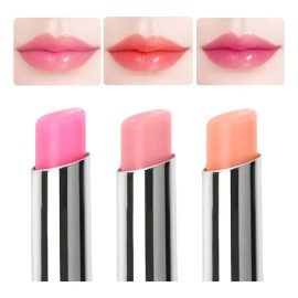 3 Piezas Bálsamo Labial Cambia De Color, Set De Pintalabios