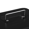 Relaxdays Lockable Cash Box, Removable Insert, 5 Compartments, Iron Cash