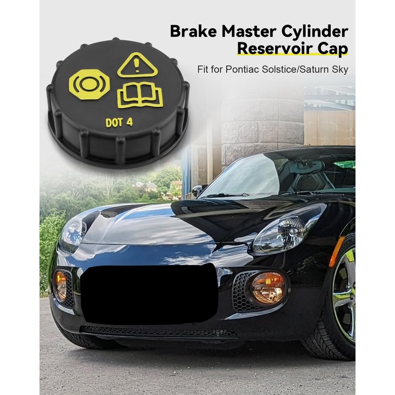 Brake Master Cylinder Tank Reservoir Cap Fit for Pontiac Solstice