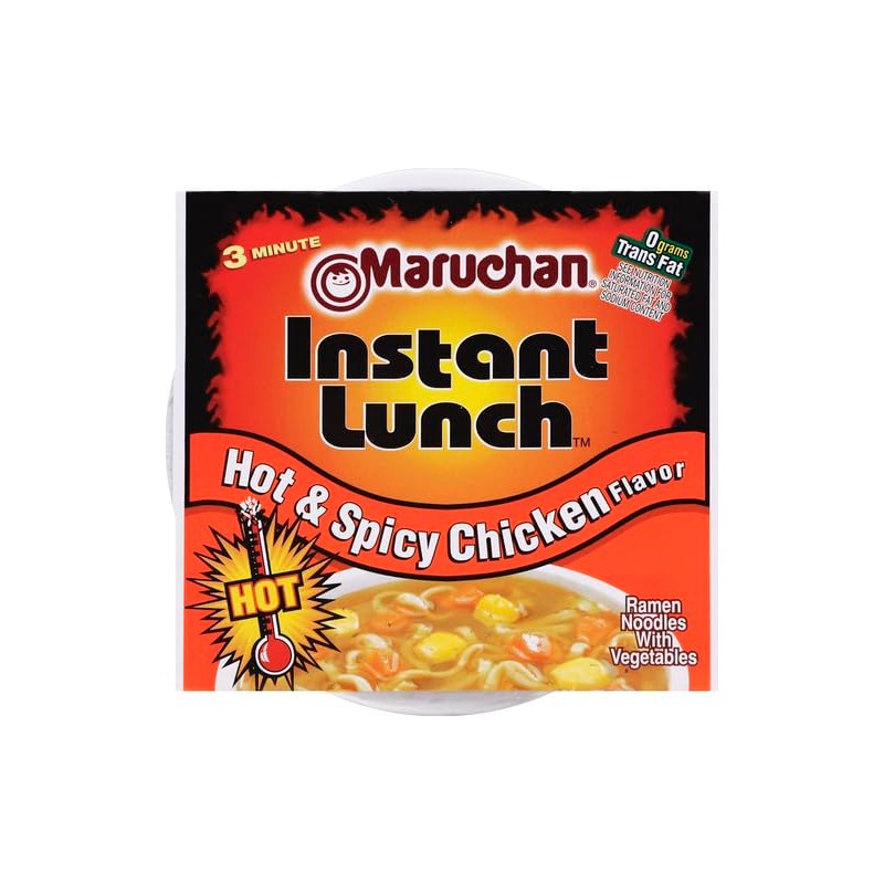 Maruchan Maruchan Instant Lunch Hot & Spicy Chicken, Ramen Noodle