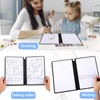Portable A5 Dry Erase Notebook, 9.4x6.5 Inch Reusable Dry Erase