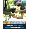 NUOVEPE Heavy Duty Anti Theft Trailer Lock, Universal Fit 1-7/8",