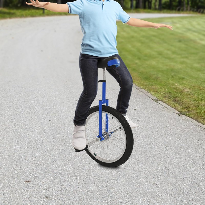 18.1 inch Wheel Outdoor Unicycle Adjustable Seat Altitude Exercise Bicycle