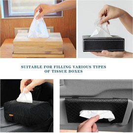 Car Tissue Refill, 18 Packs Car Tissues Auto Visor Tissue Refills for Visor, Napkin Holder Refill, Car Travel Tissues, Soft and Smooth, 540 Sheets