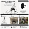 5M Triangle Spider Web for Halloween Decor – Large Cloth