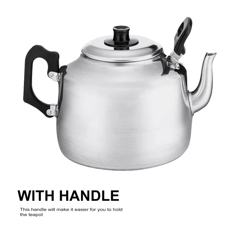 Catering Teapot Aluminium Pints/litres, Silver Tea Pot Lightweight Durable and