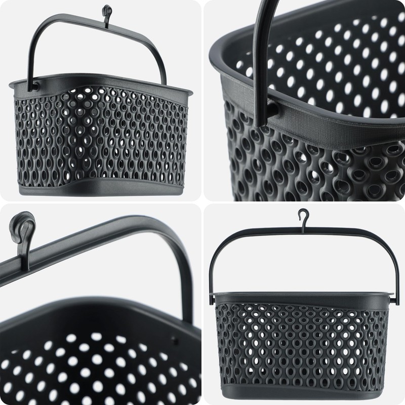 KADAX Classic Clothes Peg Basket, Peg Basket for Clothesline, Peg