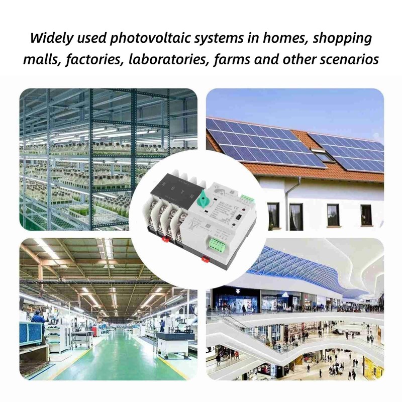 Power Automatic Transfer Switch ATS 4P 110V 63A Generator Changeover