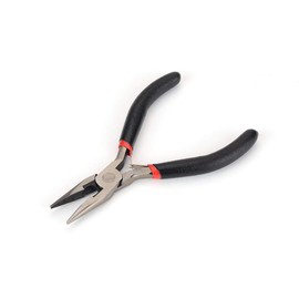 FLZOSPER Mini Long Nose Cutting Pliers，4.5-inch CR-V Multifunction Precision Pliers Stripper Hand Jewellery Making Tool Beading Wire Cutters