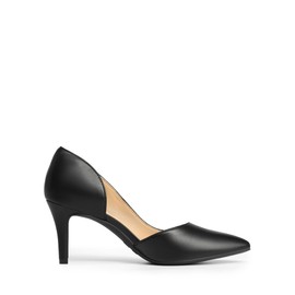 Women's Closed Toe Pumps, Black (black polyurethane)