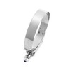 QWORK 3" T-Bolt Hose Clamp Stainless Steel, Working Range 83mm-91mm