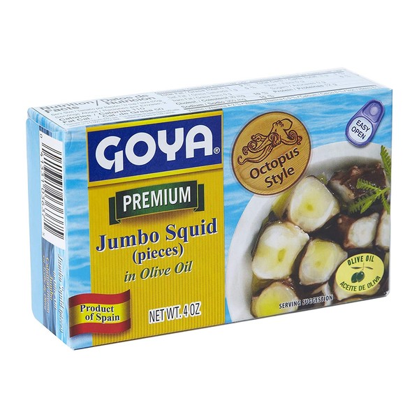 Goya Squid Jumbo In Olive Oil, 4 oz