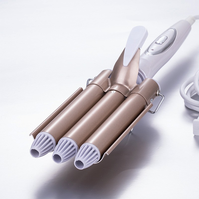 Hair Curling Iron 3-Barrel 22mm Egg Roll Hair Curler Hair