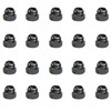 20Pcs Black Stainless Steel Cap Nuts,Nut Caps,Hex Cap Nuts,Dome Hex