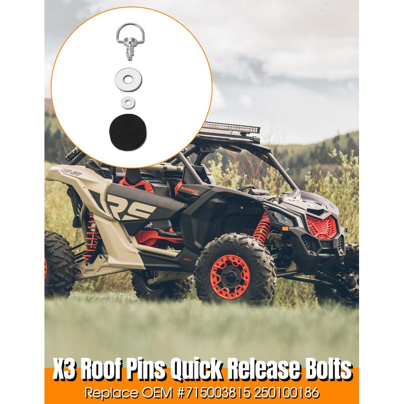 HAKA TOUGH X3 Roof Pins Quick Release Bolts for Can