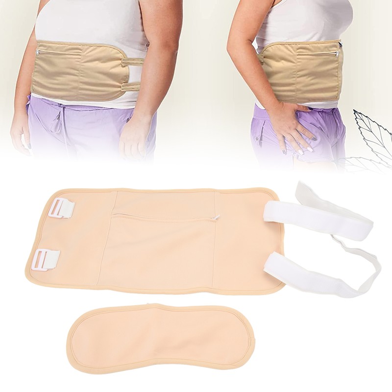 Waist Neck Castor Oil Wrap Reusable Washable Leakage Proof Soft