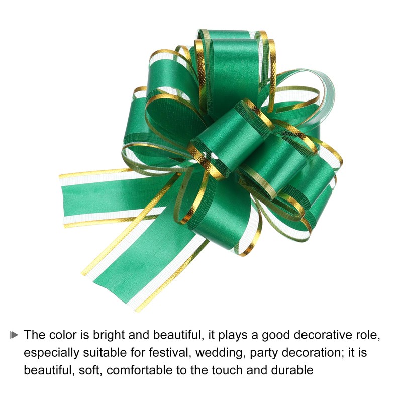 sourcing map 5pcs 4 Inch Large Big Pull Bow with