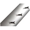 Zeller 13886 Stainless Steel Key Hook Rack with 6 Hooks,‎Aluminium,Pink,34