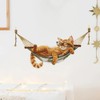Cute Cat in Hammock Wall Sticker PVC Cartoon Home Decoration