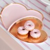 WEDDINGSTAR Small Heart Disposable Paper Party Plates - Rose Gold
