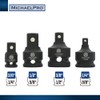 MichaelPro 4-Piece Impact Socket Adapter & Reducer Set, Chrome Molybdenum