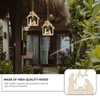 Didiseaon 20pcs Nativity Scenes birth of jesus hanging decor wood