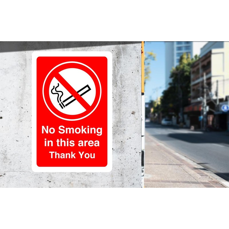 Safety First Display LTD No smoking in this area thank