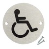 Fire Door Guru® Disabled Toilet Door Sign - 76mm Disc