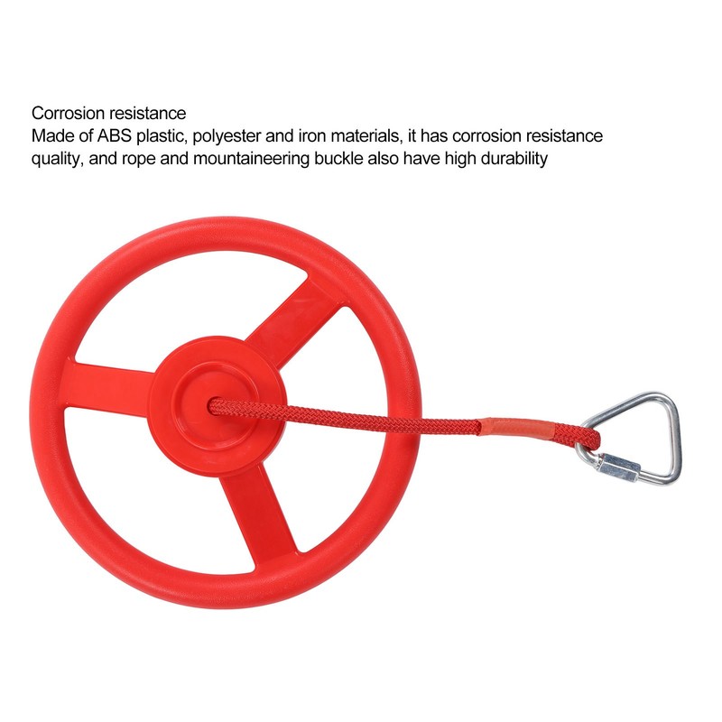 Children Gym Rotating Wheel Plastic Directional Wheel Kids Outdoor Fitness