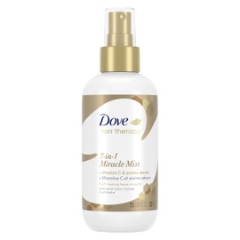 Dove Dove Hair Therapy 7-in-1 Hairspray for Visibly Damaged Hair Miracle Mist + Vitamin C Leave-in Spray to Strengthen and Nourish 7.5 oz