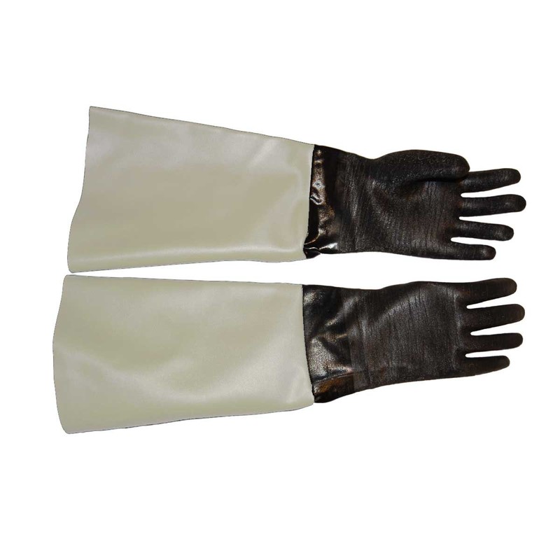 TUFF-Blast Gloves for Sandblasting Sandblaster Sand Blast Cabinet - 7.25"