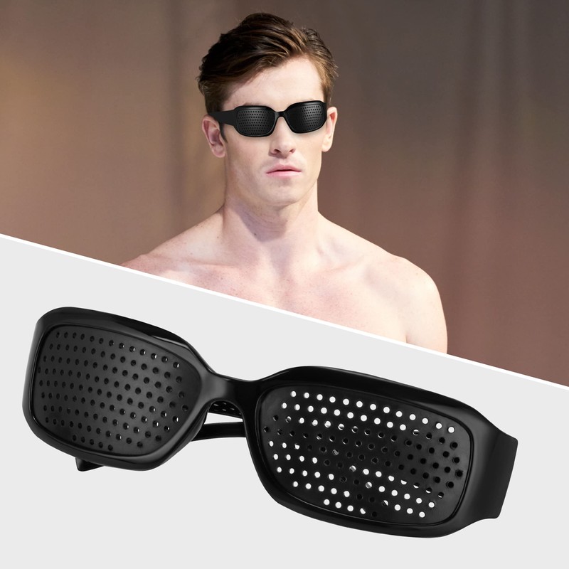 welsberg Pinhole Perforated Glasses for Eye Training and Visual Quality