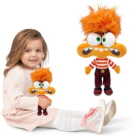 HBKUUY Muñecos De Peluche, Peluches Infantiles Anime - Anxiety, Regalo de Navidad, Regalos Infantiles Ideales (Amarillo)