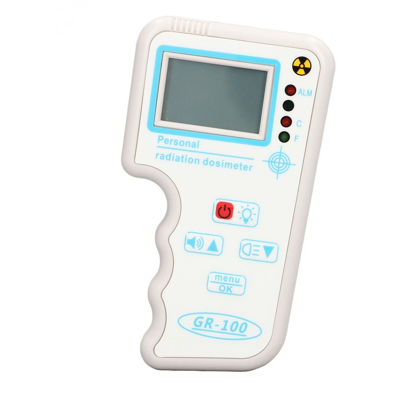 Nuclear Radiation Detector Monitor High Accuracy Sound Light Alarm Portable