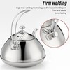 1.5L Stainless Steel Tea Pots Professional Removable Stovetop Tea Kettle